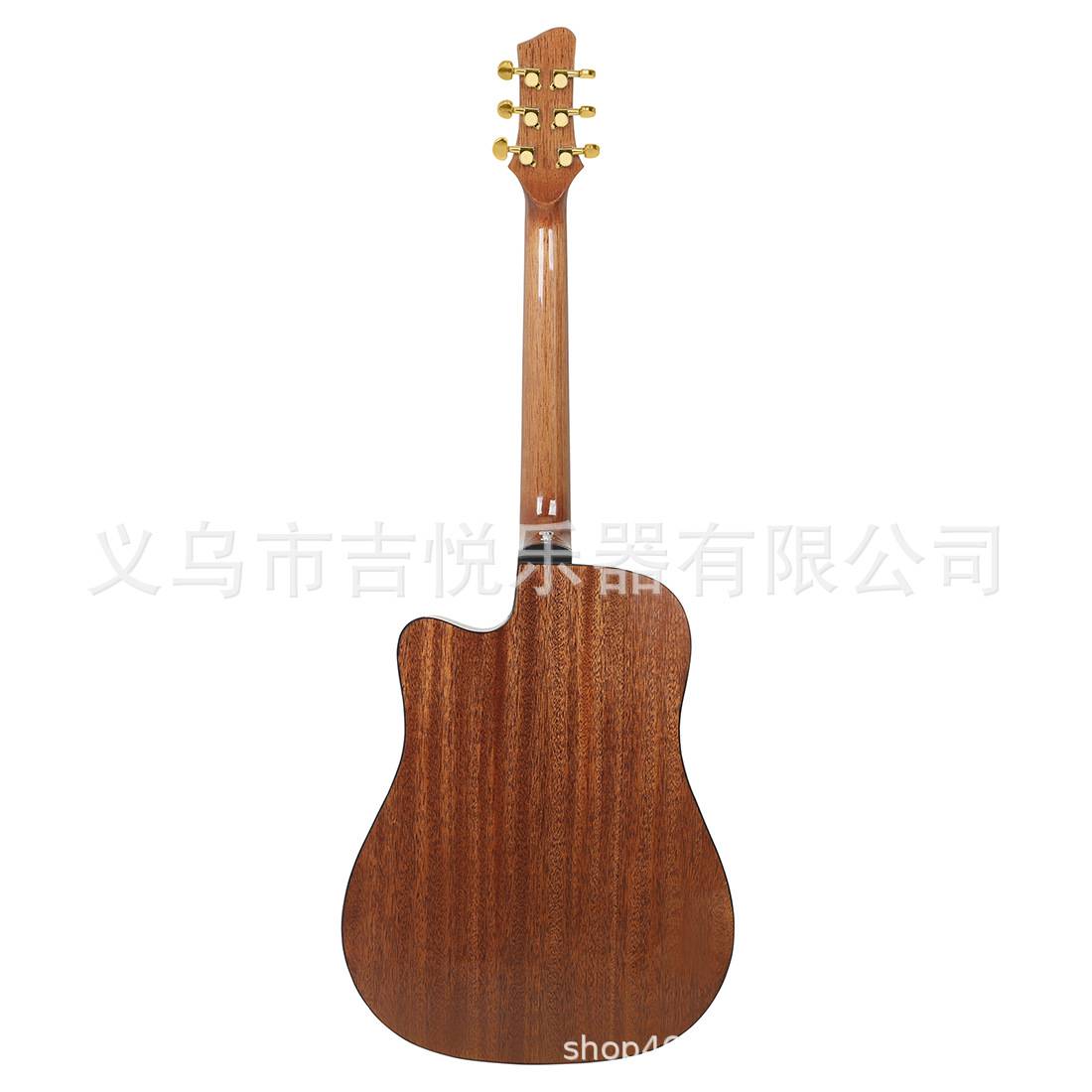 41寸亮光民谣木吉他云杉面板初学者练习琴guitar金色旋钮厂家直销