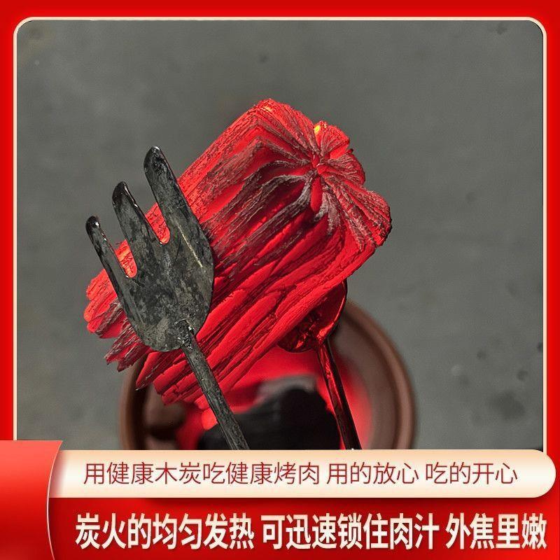 菊花YWM炭茶烧碳烤户高温耐烧环保果木炭煮无烟外家用桦栎木