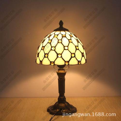 西米H326亚现代简约意蒂凡尼后美式古办公桌卧复室床头台灯创厂家