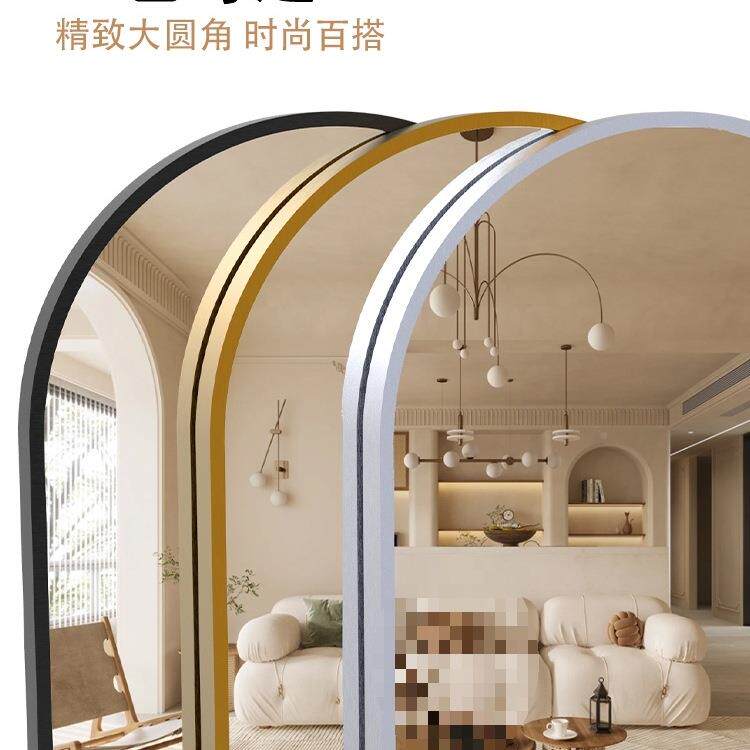 全身穿衣镜粘贴墙家衣用卧室XIY宿女生舍试镜关免打孔壁挂玄式化
