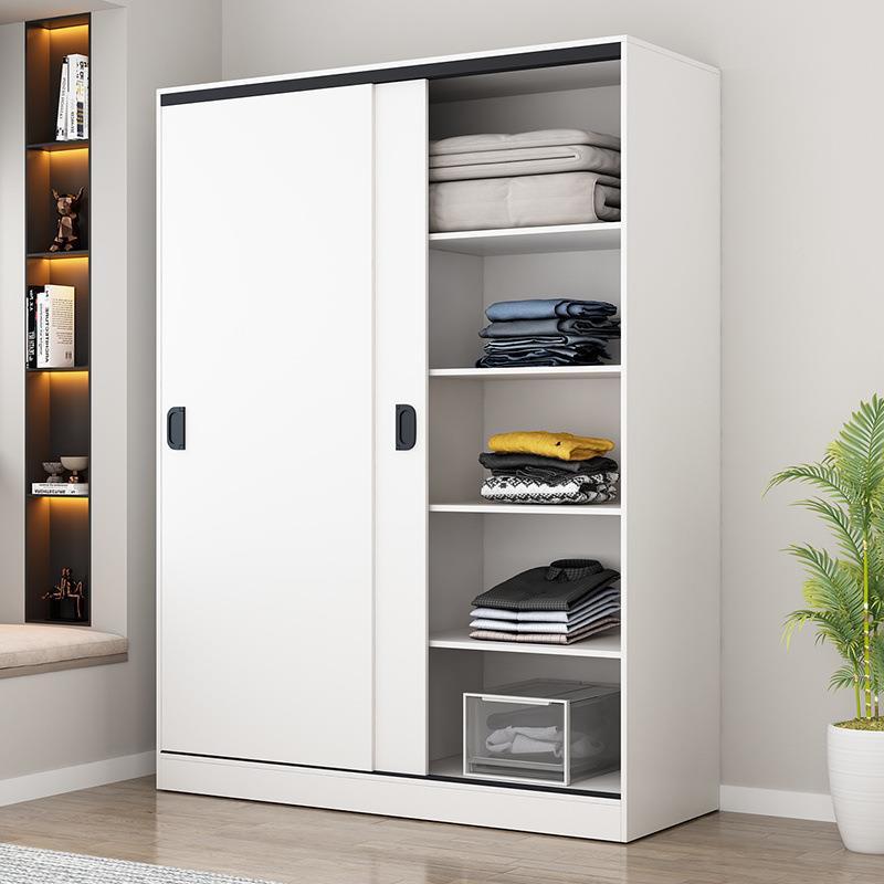 衣柜家用见详情室拉门储木物卧柜推简约现代大容量衣橱出租房实质
