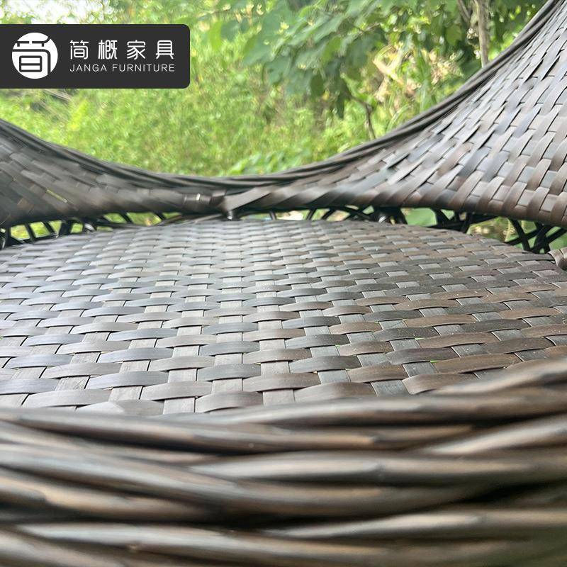 户外圆吊篮度假22-7-29-村游区吊旅椅民宿形酒店网红鸟巢庭院小景