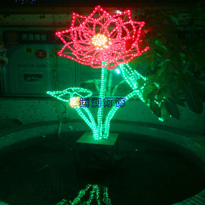 灯光节展扇子造型灯亮化LED人植掌物灯圆球户外装饰灯景观YR-TPD-
