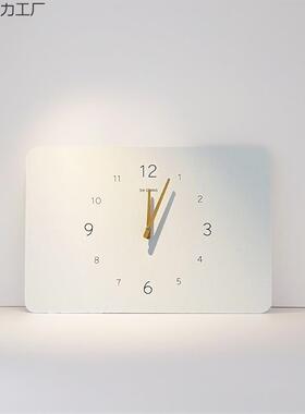 打电箱FCI装表饰画钟表简约竖款挂钟挂画电闸配电箱遮遮挡时钟孔