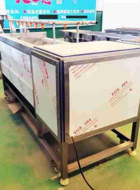 家直QFG果蔬去皮机清洗厂机不钢毛辊销清锈洗机滚动去皮清洗机