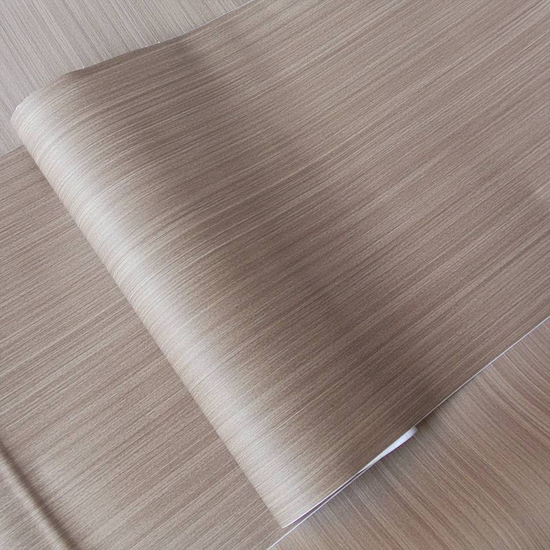 加厚灰色木纹墙纸PVC自粘衣柜家具装饰翻新贴纸装饰宿舍墙纸壁纸
