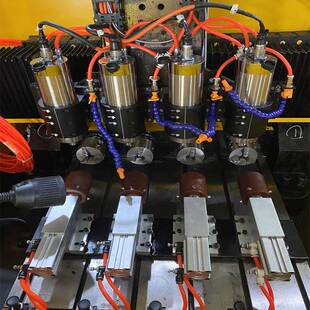 新款热卖6060四头四轴铸铁精雕机 铜铝管工艺品家具配件CNC雕刻机