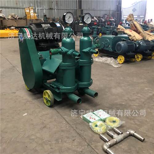 UB-3440小型注单浆机地注防浆水堵漏UB-6水泥砂浆活塞式双缸注浆