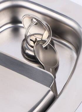 MS858C工具箱锁平面盒锁内嵌式转舌把手锁汽车工具箱锁碰撞锁