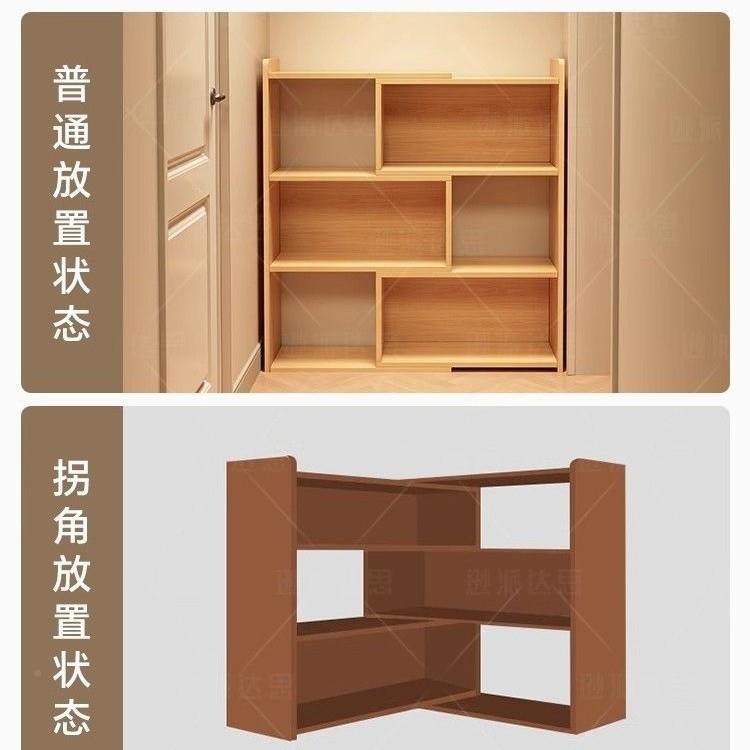 伸收缩书置物架落地多37713层柜子易储物柜矮柜客架厅纳走廊靠墙
