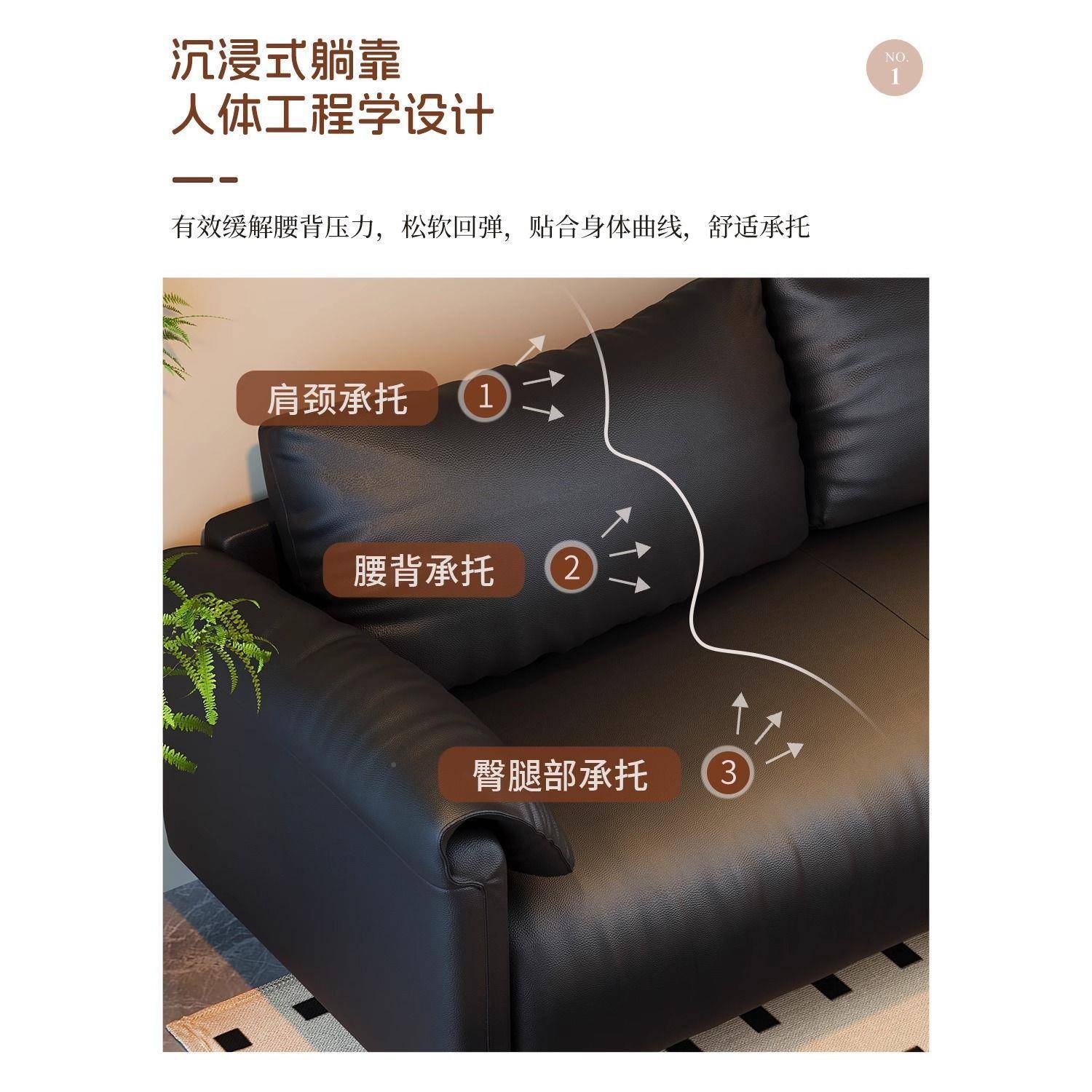 沙SSC客厅小户型出租房卧室双位大象人耳朵直排懒人沙发发三布艺