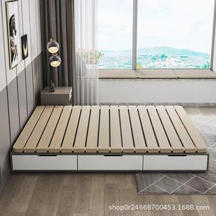 榻榻米防专用排骨实木加YGV厚床板潮透垫气折叠打地铺架硬床架子