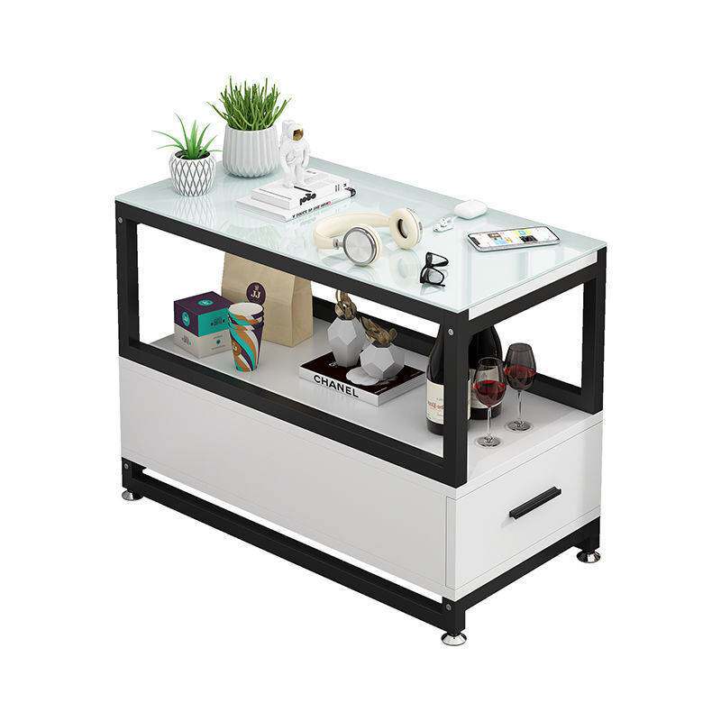 沙发边柜侧边几储物柜边桌简约客厅高柜小茶几窄长可移动角几轻奢