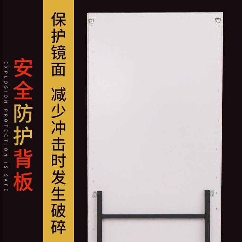 欧式实木试穿衣镜 全身落地镜家用支架壁挂长镜子服装店