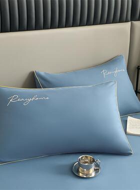 轻奢端水洗棉磨EWF高四件套被床单套学生宿舍床笠款三件套床毛上