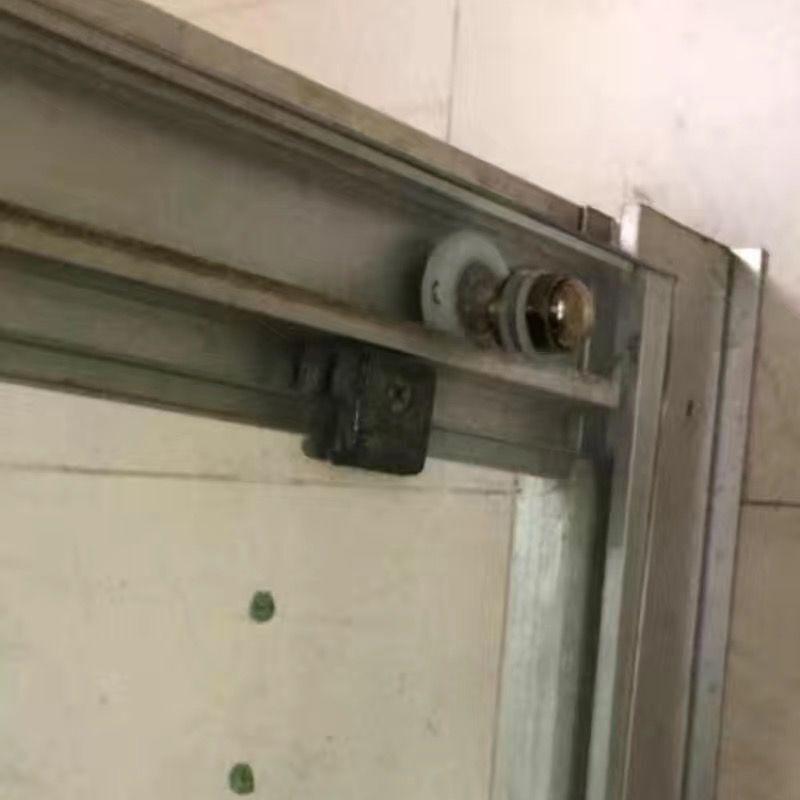 淋浴房移门滑轮老式滑轮圆弧形浴室玻璃轨道轮子滚轮配件全