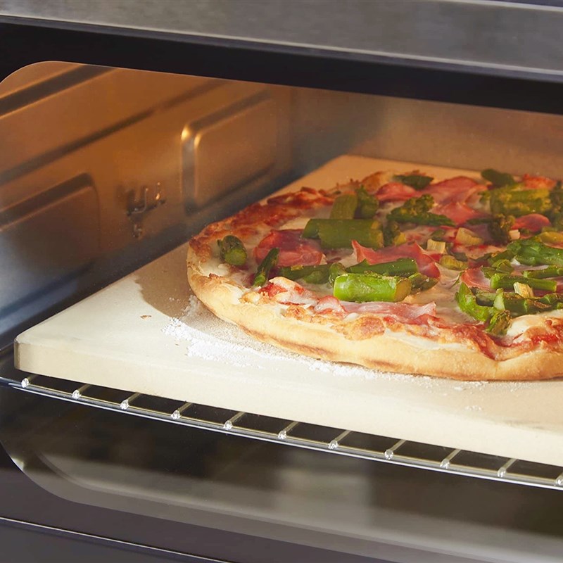 SGS认证26*33*1.2披萨烤箱石板烘焙烤盘堇青石高温800度法棍烤石