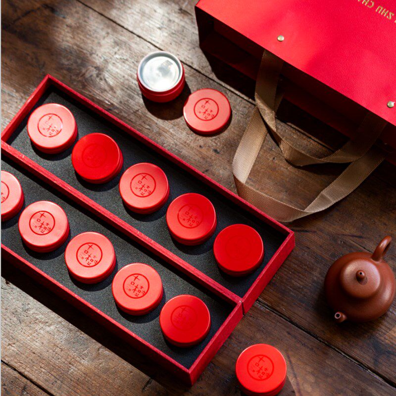 古树小罐包装空礼盒红茶高档精致10罐茶化石碎银子普洱金骏眉通用