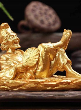 汽车装饰车内饰品摆件车上高档创意可爱摇头济公佛车载用品