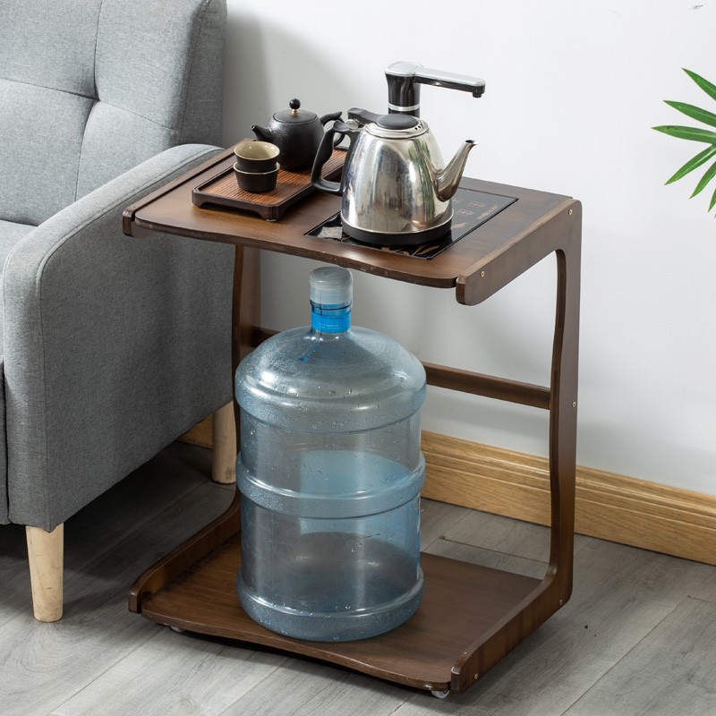 纯净水桶柜自动上水饮水机柜办公室家用边角移动茶水柜桶装水架子