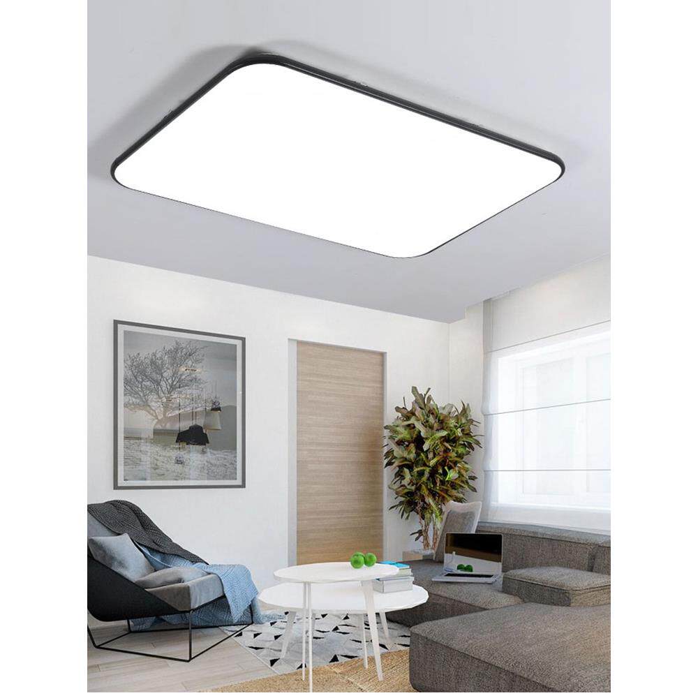 简约灯铝罩外厅壳lAXTed长形吸顶灯方材卧室灯客灯具底盘灯罩无光