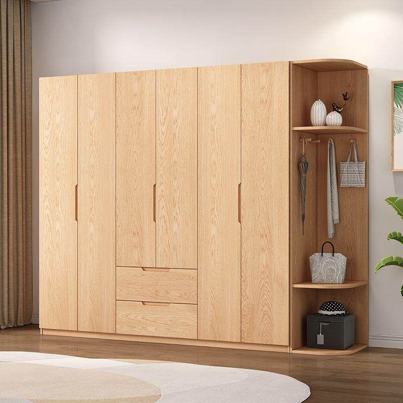 实衣柜家室原木松木全实木大容量卧用出租房用儿童收纳柜HSQ木子