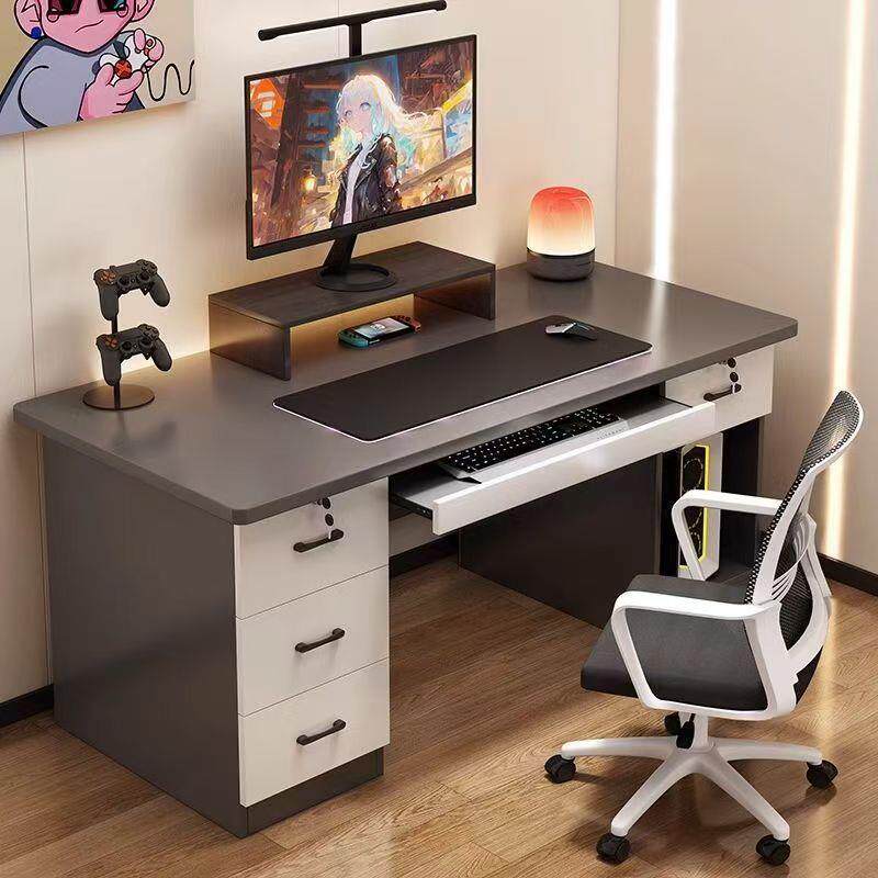 办公桌工位公室办桌椅组AUI-970简约现代老板桌单合人职员台式员