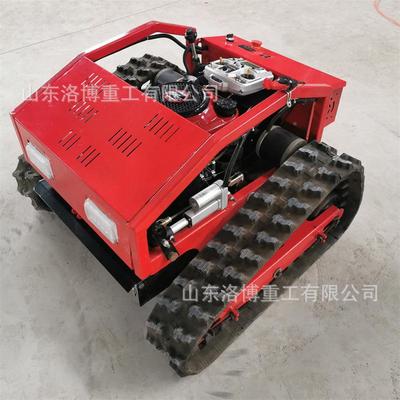 全形遥控草机履割地打带式果园草LHH机自走式果园草坪汽油除草机