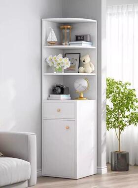 角柜地三角置物ZAI架客厅拐角收柜纳架多层书架形卧室落墙角柜转