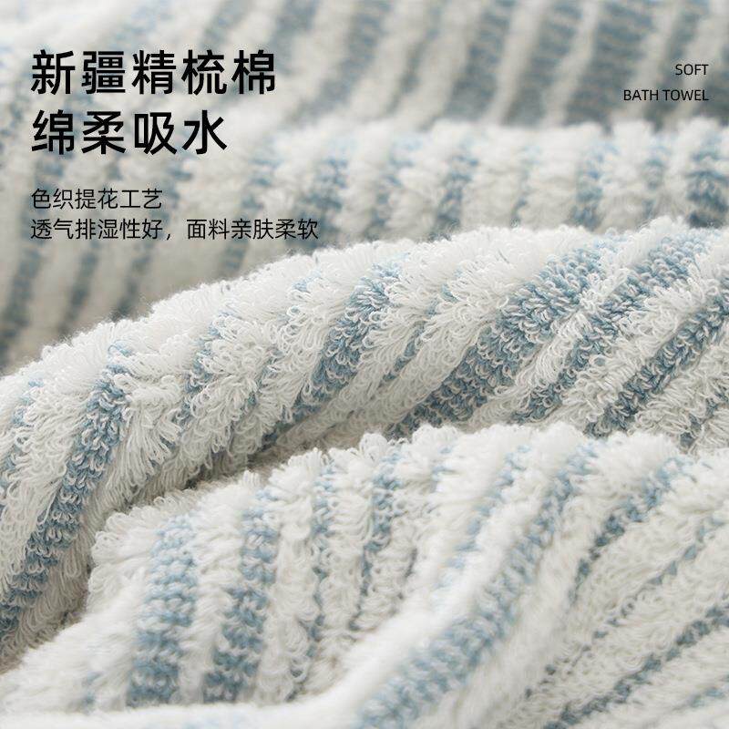 2025款大全棉浴巾a类母婴级吸速干毛巾朴素色织情侣款水家用洗澡