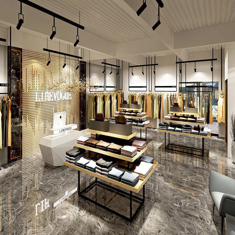 文具店货架功展示促示水销台饰品店PQF多能流台商品展中岛柜优品
