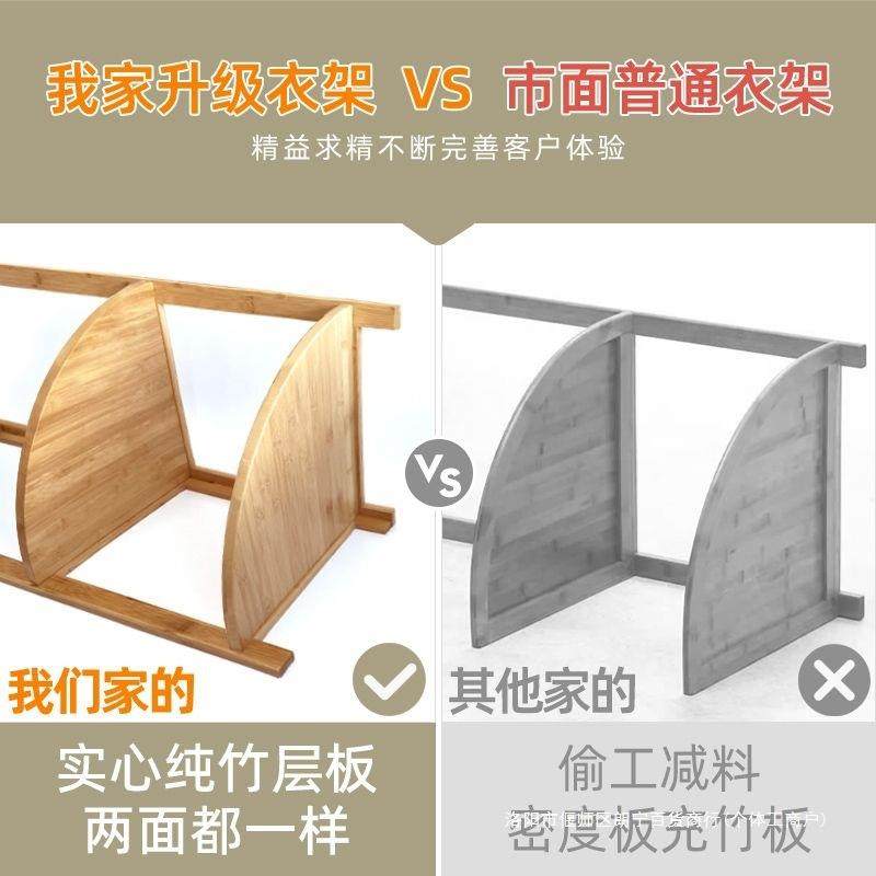 角衣帽架落地卧室楠竹角落挂衣易架门立式口室内简DQS衣转架子多