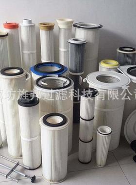 工业除砂尘滤芯滤筒阻聚焊烟粉尘空燃气喷喷粉FCZ喷涂抛丸覆膜酯