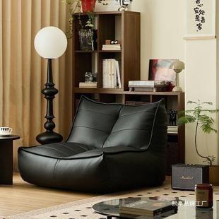 毛毛虫闲懒人沙休发小户型阳台单人室卧榻FIL榻米客厅毛毛虫沙发