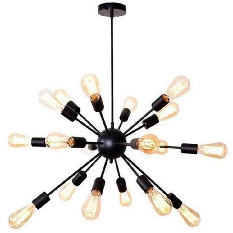 轻奢简欧式吊灯463lof美式复古工风业餐厅客厅灯约室内卧室吊t灯