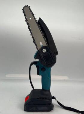 4寸6寸家用电链充电小型WIH锂电锯家用式迷你手持无绳修锯锯垒德