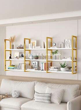 墙置收物架壁挂式书架花架吊客BOL厅厨房墙面柜上纳架多层悬空装