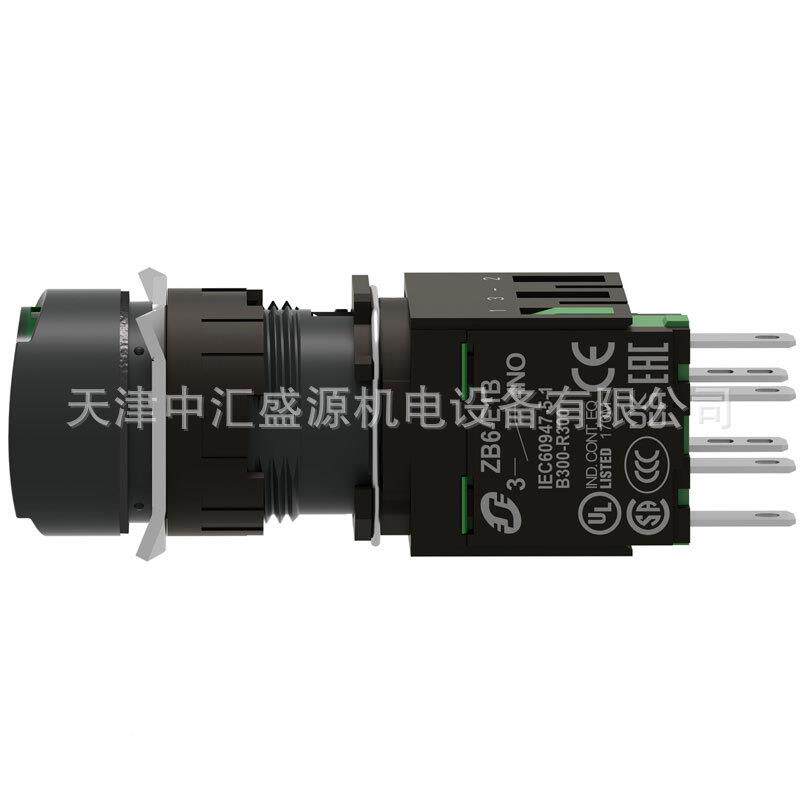 XB6A3mB1B带灯按钮RTI1塑6Wm料圆形自复位24V绿色带灯按钮