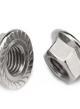 级DZEIIN6齿9723GB8617全金属法兰螺母（带）