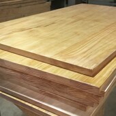 实木板桌面板定制老榆木松木大板桌板餐桌隔板飘窗桌子原木吧台面