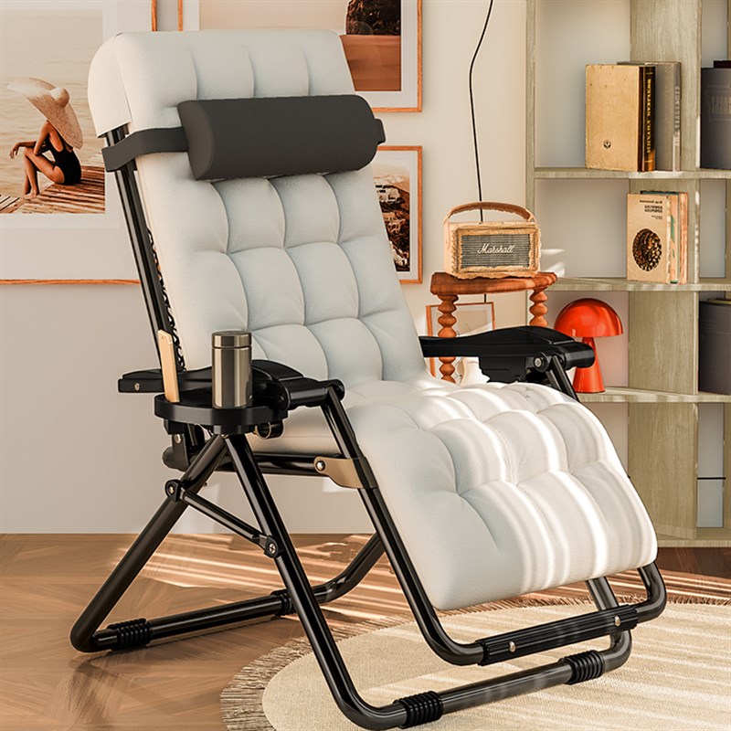 躺椅午休折叠办公室午睡午休床家用懒人沙发椅阳台休闲 舒适