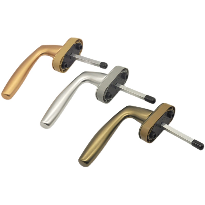 新款塑钢门窗传动执手断桥铝合金金刚纱窗拉手铝包木门窗把手内开