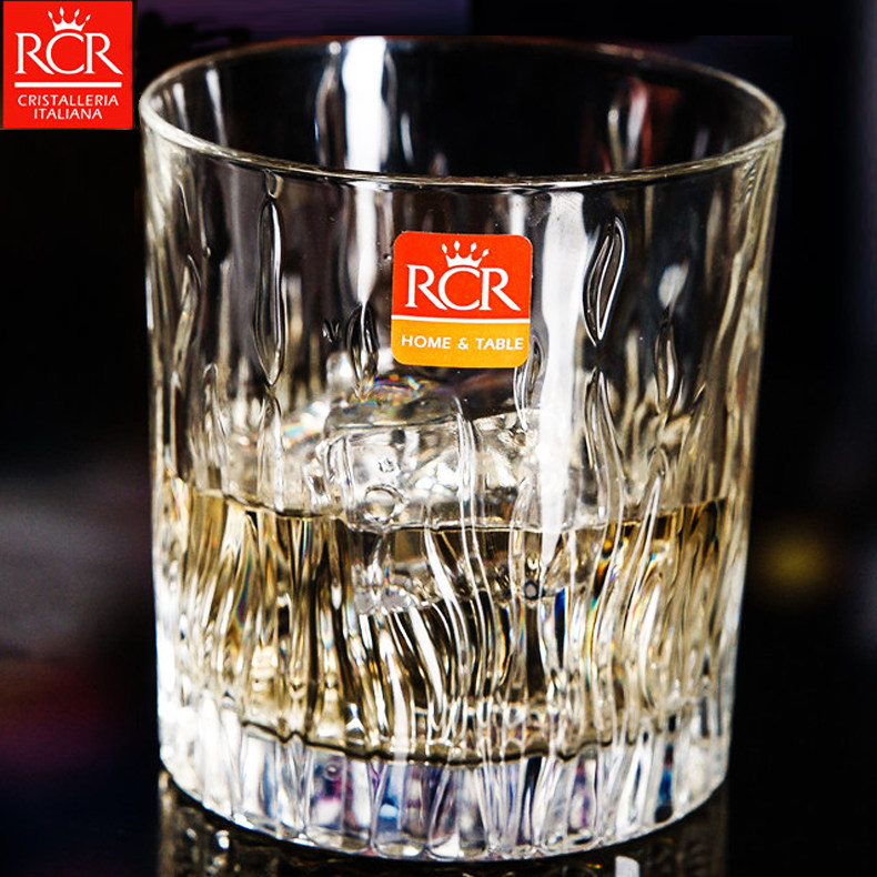 【买5送1】意大利RCR进口火焰水晶玻璃 威士忌杯洋酒杯水杯啤酒杯