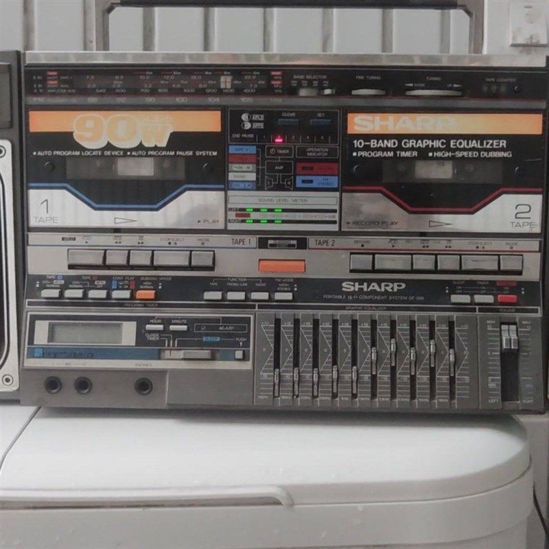 夏普GF800Z(D)!收录机!收音机录音机!正常使用!音质