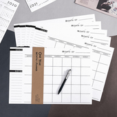 便签纸月计划清单待办事项本办公桌好物便签本备忘录每日待办事项