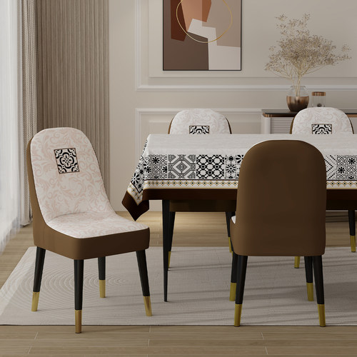 新款椅子套罩餐桌椅子套罩家用高弹力椅子套垫子靠背一体四季通用