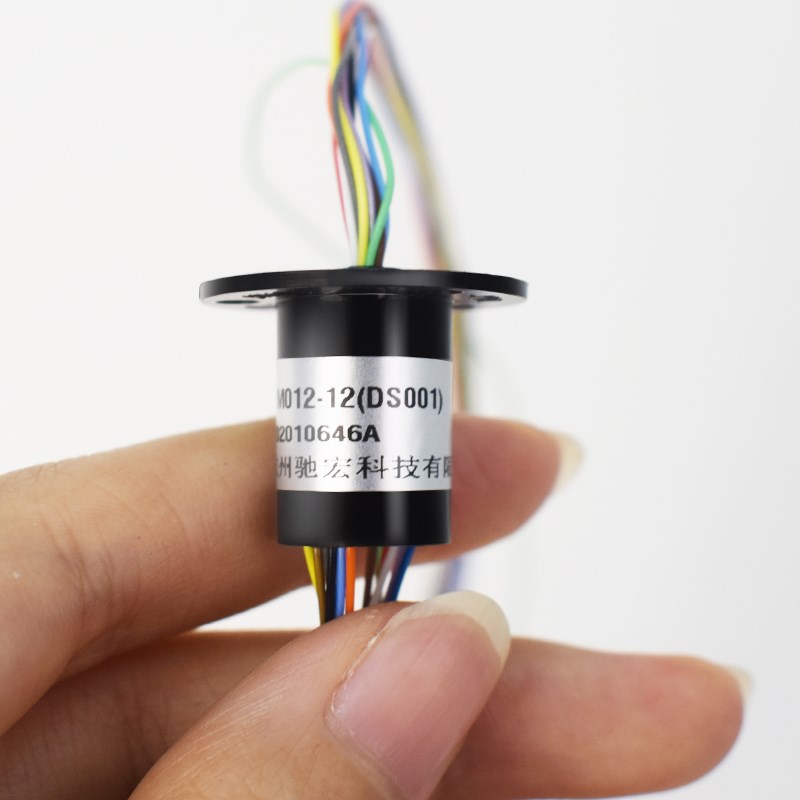 导电滑环帽式2   路旋转接头2-30信号连接器30度旋转集电环