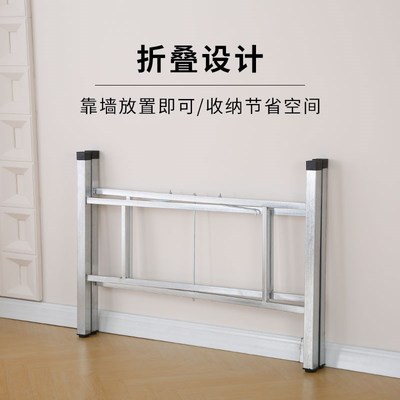 可折叠桌子支架加粗架子大圆桌四腿桌子支架加厚方桌支架桌子桌腿