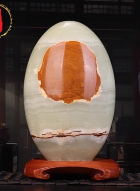 威弗列德奇石原石摆件石来运转客厅博古架阿富汗天然玉石观赏石