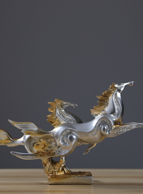 创意欧式马摆件客厅酒柜办公室桌装饰品摆件家居饰品摆设工艺礼品